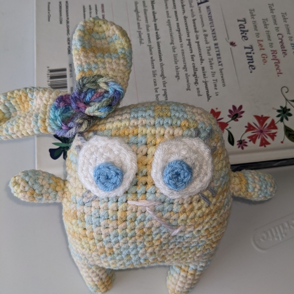 Baby Bunny OOAK Handmade Crochet HANDCRAFTED - Picture 7 of 8